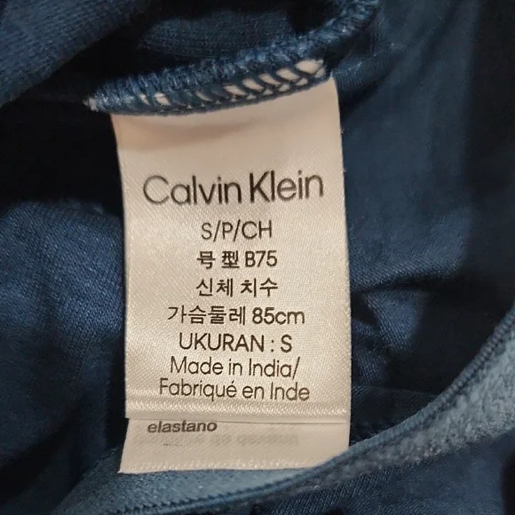 Calvin Klein Navy Bralette - Picture 4 of 6